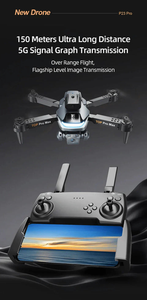 P23 Pro Intelligent Obstacle Avoiding Drone - Foldable Drone